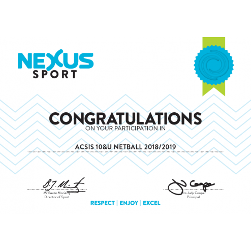 Nexus Sport Certificate (test)